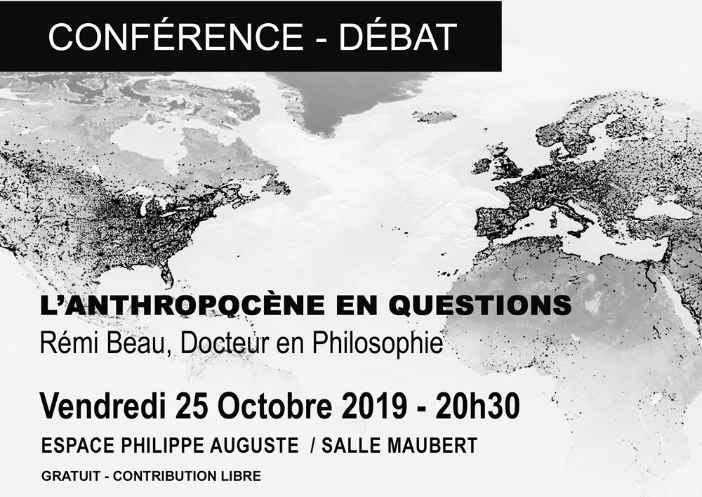 You are currently viewing Conférence – Rémi Beau, l’anthropocène en questions
